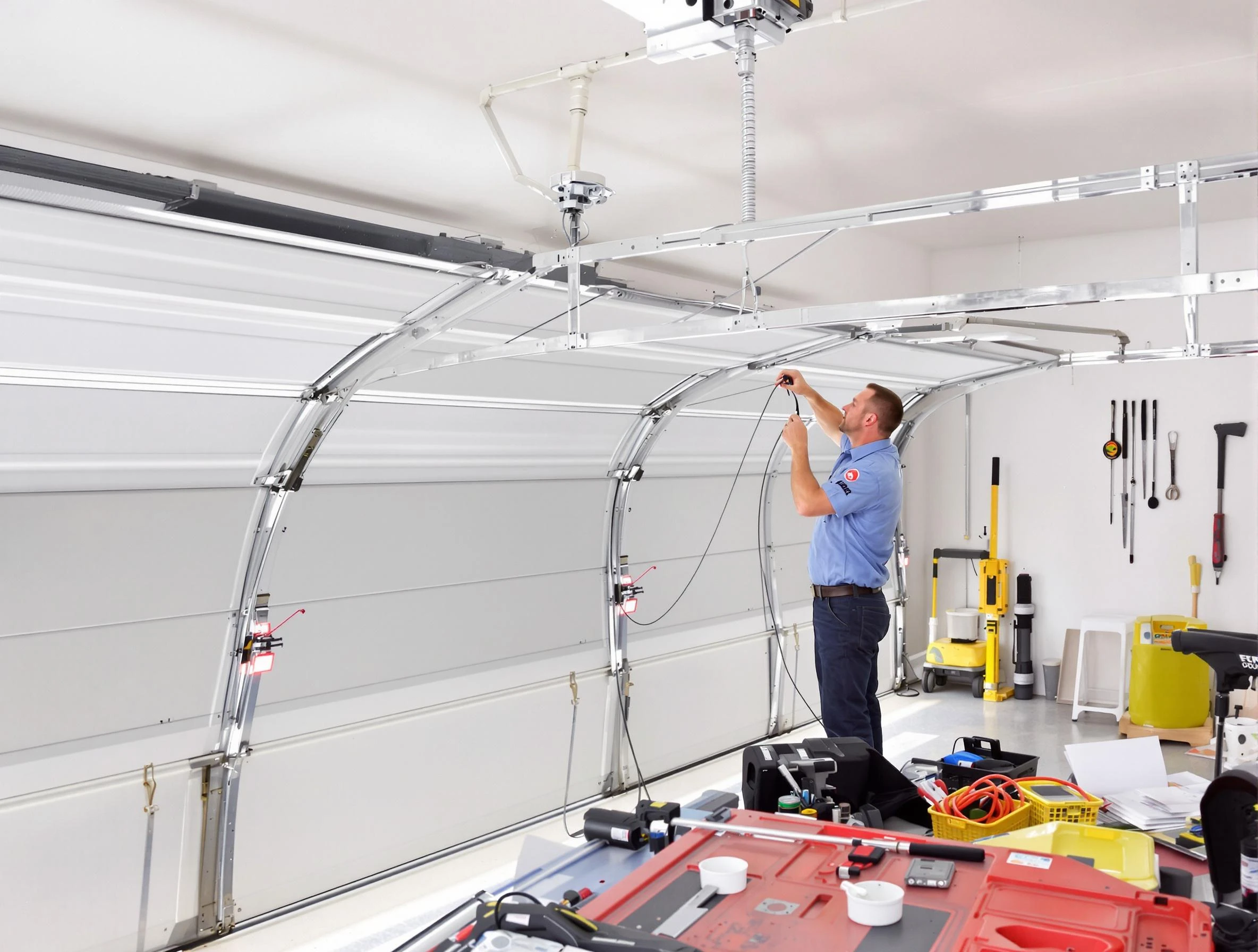 Garage door cable repair service by Middlesex Garage Door Repair in Middlesex