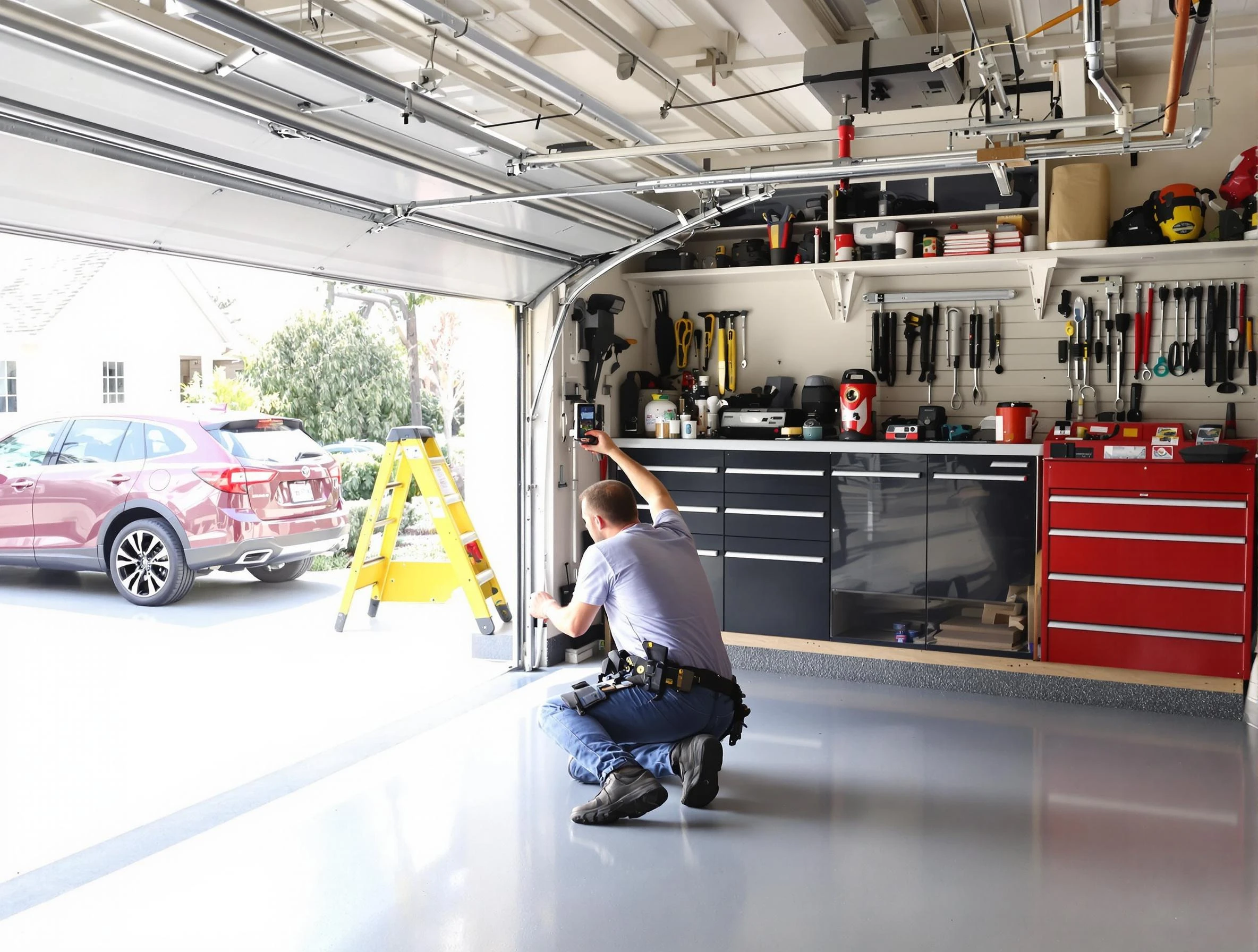 Local garage door repair service by Middlesex Garage Door Repair in Middlesex